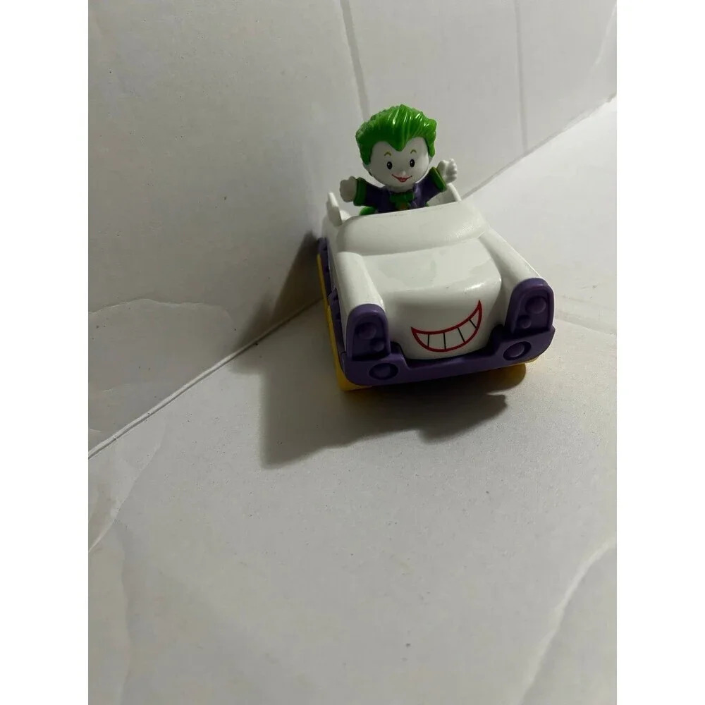Fisher Price Little People DC Super Friends Joker Figure and Car